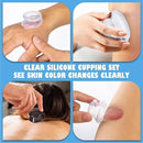 7Pcs Cupping Therapy Set-Professional Silicone Cupping, Suitable for Facial Body Massage/Deep Myofascial Release/Pain Relief/Muscle Relaxation & More (Black,7pcs) by CozyNest Decor