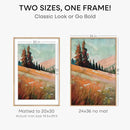 Homeforia 24x36 Poster Frame Wood, High End Natural Oak 24 x 36 Large Picture Frame with Mat 20 by 30, 24x36 Light Wooden Frames Matted to 20x30 Photo, 36x24 Frames, Tempered Glass, Wall Kit, Set of 1 by CozyNest Decor