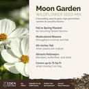 Eden Brothers Moon Garden Flower Mixed Seeds for Planting, 1 oz, 30,000+ Seeds with Cosmos Purity, Bishop's Flower | Attracts Pollinators, Plant in Spring or Fall, Zones 3, 4, 5, 6, 7, 8, 9, 10 by GreenHaven Gardens