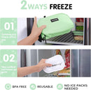 Small Cooler Bag Freezable Lunch Bag for Work School Travel,Leak-proof Small Lunch Bag,Small Insulated Bag For Kids/Adults,Freezer Lunch Bags,Freezable Snack Bag,Mini Lunch Bag 9.8x5.5x4 inches by TinyTreasures Baby Boutique