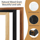 IBUYKE 8x10 Picture Frame,Set of 3,Solid Oak Wood 8x10 Photo Frame with Mat to 5x7,10x8 Picture Frames With Tempered Glass,Tabletop or Wall Mount Display,Home Decor,Black Oak 8 x 10 Frame,UWPF0810B-3 by CozyNest Decor
