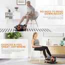 Under Desk Elliptical Machine, Ellipse Exerciser as Seen on TV for Seniors with Remote Control & 12 Adjustable Speeds, Elliptical Machine for Home by CozyNest Decor