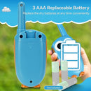 Retevis RT30 Kids Walkie Talkies, Toddler Toys for 4-6 Year Old Boys Girls, Small Owl Toy Walkie Talkie for Kids, Easy to Use, LED Eyes, Christmas Holiday Toy Gifts, Indoor Role Play(Blue,2 Pack) by TinyTreasures Baby Boutique