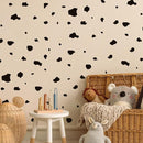YouRfocus Farmhouse Cow Print Wall Decals | 6 Sheets of Black Vinyl Peel and Stick Wall Stickers for Bedroom, Living Room, Bathroom | Wall Decor for Home, Cars, Cups by TinyTreasures Baby Boutique