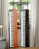 88 Key Digital Piano Keyboard for Beginners - Full Size Semi Weighted Wooden Electric Piano Set with Stand, Triple Pedal, Headphone,Carry Bag - Supports USB-MIDI Connecting (Wood Grain Brown) by TinyTreasures Baby Boutique