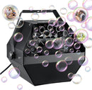 Theefun Bubble Machine: 750ML Metal Automatic Bubble Maker for Toddlers and Kids, Portable Professional Bubble Blower Operated by Plug-in Bubble Toys for Parties Weddings Indoor and Outdoor Use by TinyTreasures Baby Boutique