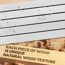 3-Pack Floating Wall Shelves, 24-Inch Rustic White Wooden Shelves for Storage and Décor, Easy Installation for Living Room, Bedroom, and Kitchen by CozyNest Decor