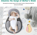 Reflux Pillow for Baby, Feeding Support Pillow, Anti Reflux Newborn Feeding Pillow, Baby Wedge Pillow for Newborn,Adjustable Wedge Lounger Pillow for Reducing Spit-Up by TinyTreasures Baby Boutique