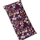 Large Microwave Heating Pad with Flax Seed, Scented or Unscented, Good For Back Pain or Cramps, Moist Heat Therapy or Ice Pack, Microwavable Bean Bag, 6" x 12" (Black Floral, Peppermint & Chamomile) by CozyNest Decor