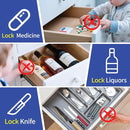 RFID Cabinet Lock, RFID Drawer Electronic Locks Support Phone NFC Unlocking for Locking Wooden Hidden Medicine Knife Liquors Cabinet Drawer to Prevent Theft or Children from Touching by TinyTreasures Baby Boutique