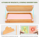 Montessori Sand Tray with Lid - Wooden Sand Tray for Kids - Pink by TinyTreasures Baby Boutique