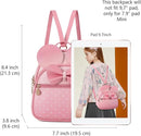 KL928 Girls Bowknot Polka Dot Cute Mini Backpack Small Daypacks Convertible Shoulder Bag Purse for Women by TinyTreasures Baby Boutique