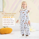 Baby Toddler Sleep Sack with Feet 2.5 TOG Winter, Wearable Blanket with Legs, Toddler Sleeping Sack Long Sleeve (Bear, 12-24 Month) by TinyTreasures Baby Boutique