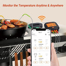 Inkbird WiFi Meat Thermometer for Grilling, Unlimited Rang Rechargeable BBQ Thermometer APP Calibration, Temp Graph Mobile Notification, 4 Colorful Probes Food Thermometer for Pellet Smoker Oven by TinyTreasures Baby Boutique