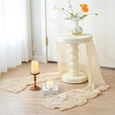 Sioloc 1 Pack Beige Cheesecloth Table Runner Fall Autumn Decor for Home 10ft Table Cloth for Tea Wedding Birthday Party Baby Bridal Shower Halloween Thanksgiving by CozyNest Decor