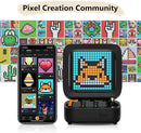 Divoom Ditoo Retro Pixel Art Game Bluetooth Speaker with 16X16 LED App Controlled Front Screen (Black) by TinyTreasures Baby Boutique