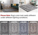 Keen Home Design 2x7 Rug - Machine Washable Runner Rug with Non-Slip Backing, Ideal for Hallway, Entryway, Kitchen, Laundry Room - Vintage, Easy Clean, Durable, Low Pile Rug - (2'6" x 7') by CozyNest Decor