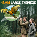 Aurosports 16x32 Compact Binoculars for Adults and Kids - High Powered Small Binoculars with Low Light Vision - Easy Focus Lightweight binos for Bird Watching Hunting Travel Hiking by TinyTreasures Baby Boutique