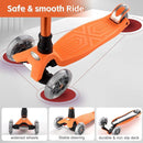 3 Wheel Scooter for Kids Ages 6-12,Kids Scooter with Light Up Wheels, Sturdy Deck Design, and 4 Height Adjustable Suitable for Kid Ages 3-12 by TinyTreasures Baby Boutique