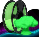 FLASHFORGE Rapid PLA Filament 1.75mm Luminous Green, 500mm/s High Speed Printing, Glow in The Dark 3D Printer Filament 1kg Spool, Dimensional Accuracy +/- 0.02mm, Brilliant, Long-Lasting Glow by TinyTreasures Baby Boutique