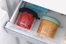 BEABA 6 Pack Glass Baby Food Jars with Soft Silicone Air Tight Lids, 8 oz Glass Storage Containers with Lids, Microwave and Freezer Safe Containers, Sunrise by TinyTreasures Baby Boutique