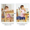 SMZCTYI Toddler Booster Seat for Dining Table, Stronger Support Non-Slip Bottom Double Safe Straps Booster Seat Dining Toddler, Portable Travel Increasing Cushion (Navy Blue Rabbit) by TinyTreasures Baby Boutique
