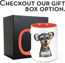 Personalized Coffee Mug, Custom Photo Caricature Gift, Funny Customized Coffee Gift for Men & Women, Custom Mugs with Pictures, Orange 15oz Customized Ceramic Tea Cup by TinyTreasures Baby Boutique