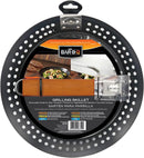 12" Non-Stick Grilling Skillet, Large Strainer with Removable Handle For Deep Frying Fried Food, Seafood & Vegetables, Grilling Basket for Indoor, Outdoor BBQ, Grill & Restaurants - Mr. Bar-B-Q 06750X by GreenHaven Gardens