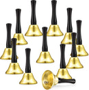 Boao 12 Pieces Metal Hand Bells Music Service Hand Bells Musical Instruments Percussion for Christmas Party Supplies(Gold) by TinyTreasures Baby Boutique