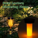 Green Leaf Hot Air Balloon Solar Lantern with Flickering Flame Light,Glass Hanging Solar Lanterns Outdoor Waterproof Hot Air Balloon Decor for Patio Party Yard Tree,Garden Gifts for Women Mom by GreenHaven Gardens