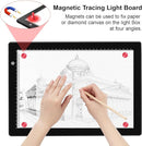A4 Light Box for tracing,Ultra-Thin Magnetic led Light pad for Drawing,Stepless dimming lightbox for Sketching,Tattoo, Light Table for Artists,Diamond Painting,X-ray Viewing by TinyTreasures Baby Boutique