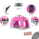 Kids Play Tent-Portable Playhouse Children House -Easy Set up Indoor Outdoor with Carry Bag for Kids-Light Strip Design for Night use -Space for Children and Parents-Birthday by TinyTreasures Baby Boutique