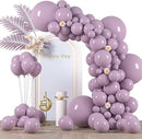130pcs Lilac Purple Balloons Different Sizes 18" 12" 10" 5" Faded Purple Latex Balloon Garland Arch Kit for Birthday Baby Shower Graduation Wedding Gender Reveal Party Decorations by CozyNest Decor