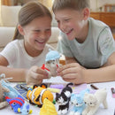ChillFuzz Animal Crochet Kit Beginner Crochet Kit for Adults and Kids with Soft Yarn Hook and Instructions Cute Handmade DIY Gift Bear by TinyTreasures Baby Boutique