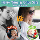 Baby Car Seat Dinosaurs Toys - Kick and Play Double Sided Infant Car Seat Toys with Plush Toys, Mirror, Teether for Baby, Babys Travel Activities, Christmas Birthday Gifts Newborn Infant Toys by TinyTreasures Baby Boutique