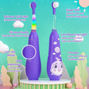 SEAGO Kids Electric Toothbrushes Rechargeable, Toddler Electric Toothbrush with Magnetic Charging, LED Observing Light, 8 Toothbrush Heads for Ages 2-4-6 Boys Girls (Purple) by TinyTreasures Baby Boutique