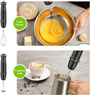 Immersion Blender Handheld Hand Blender, 1000W 5 in 1 Hand Mixer Stick, BPA-Free 12 Speed Handheld Blender 304 Stainless, Mixing Beaker, Chopper, Whisk, Milk Frother, Soup, Smoothies, Baby Food, Sauce by TinyTreasures Baby Boutique