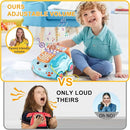 Baby Phone Toy,Baby Toy Phone Cartoon Baby Piano Music Light Toy Children Pretend PhoneToy Gift Game Boy Girl Early Education Gift Blue (18 M+) by TinyTreasures Baby Boutique