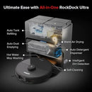 roborock S8 Max Ultra Robot Vacuum and Mop, All-in-One Dock, PreciSense LiDAR Navigation, Smart Dirt Detection, Self-Emptying, 8000Pa Suction for Various Floors, 20mm Auto Lifting for Carpet, Black by CozyNest Decor
