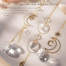 ilclviz Suncatcher Crystal Hanging Sun Catcher Prism with Chain Pendant Ornament Crystal Balls for Window by GreenHaven Gardens