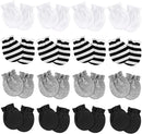 Newborn Baby Mittens No Scratch Cotton Elastic Wrist Gloves Infant Toddler Mittens for Baby Boy Girl 0-6 Months by TinyTreasures Baby Boutique