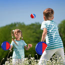 EVERICH Upgraded Toss and Catch Ball Game Set - Indoor and Outdoor Games for Kids 3-12, Beach Sand Pool Water Toy Includes 4 Paddles 4 Sticky Balls, Easter Basket Stuffers Boys Girls Birthday Gifts by TinyTreasures Baby Boutique