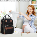 Diaper Bag Backpack for Women with Changing Pad, Baby Bag with Insulated Pockets Multifunctional Diaper Bags For Baby Girl Boy Waterproof Baby Bags For Boys Girls Maternity Bag Black by TinyTreasures Baby Boutique