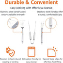 Amazon Basics 4-Piece Stainless Steel Barbeque Grilling Tool Set with Carry Bag by GreenHaven Gardens
