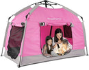 Kids Play Tent-Portable Playhouse Children House -Easy Set up Indoor Outdoor with Carry Bag for Kids-Light Strip Design for Night use -Space for Children and Parents-Birthday by TinyTreasures Baby Boutique