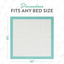 Inspire Extra Large Super Absorbent Disposable Bed Pads for Incontinence Ultra Thick and Absorbent Bed Pads Disposable Adult | Puppy Pads | Pee Pads for Adults (36" X 36" Pack of 50 W/ Adhesive) by TinyTreasures Baby Boutique