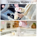 Portable Bottle Warmer for Travel, Dual Heating Modes for Breastmilk & Water, Portable Bottle Milk Warmer with Fast Heating & Long Battery Life, 10 Ounces Large Capacity (Pink) by TinyTreasures Baby Boutique