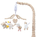 Musical Crib Mobile with 12 Lullabies, Rotating Arm and Detachable Plush Toys, Unisex Clip On Mobile for Standard Cribs, Baby Safe Materials for Sensory Development & Early Growth by TinyTreasures Baby Boutique