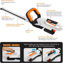LIGO 20V Cordless Hedge Trimmer | 21" Laser-Cut Blade for Thick Branches | 2.0Ah PowerShare Battery | 4.5 lbs Ultra-Light with Low Vibration | Fast Charger Included by GreenHaven Gardens