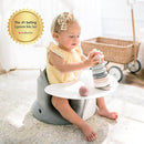 Upseat – The Original Ergonomic Baby Floor & Booster Seat with Tray, Developed with Physical Therapists for Upright Posture & Healthy Hip Development, 4–24 Months, Dishwasher-Safe Extra-Large Tray by TinyTreasures Baby Boutique